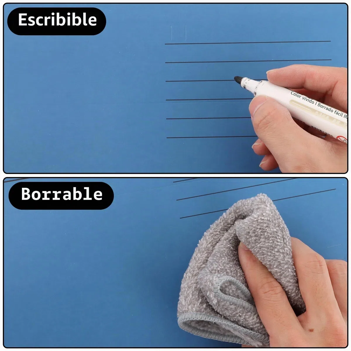 25 piezas carpetas colgantes A4, 5 colores carpetas colgantes a4 plastico, carpeta colgante plastico con pestañas y soportes para tarjetas para la escuela, el hogar, Oficina