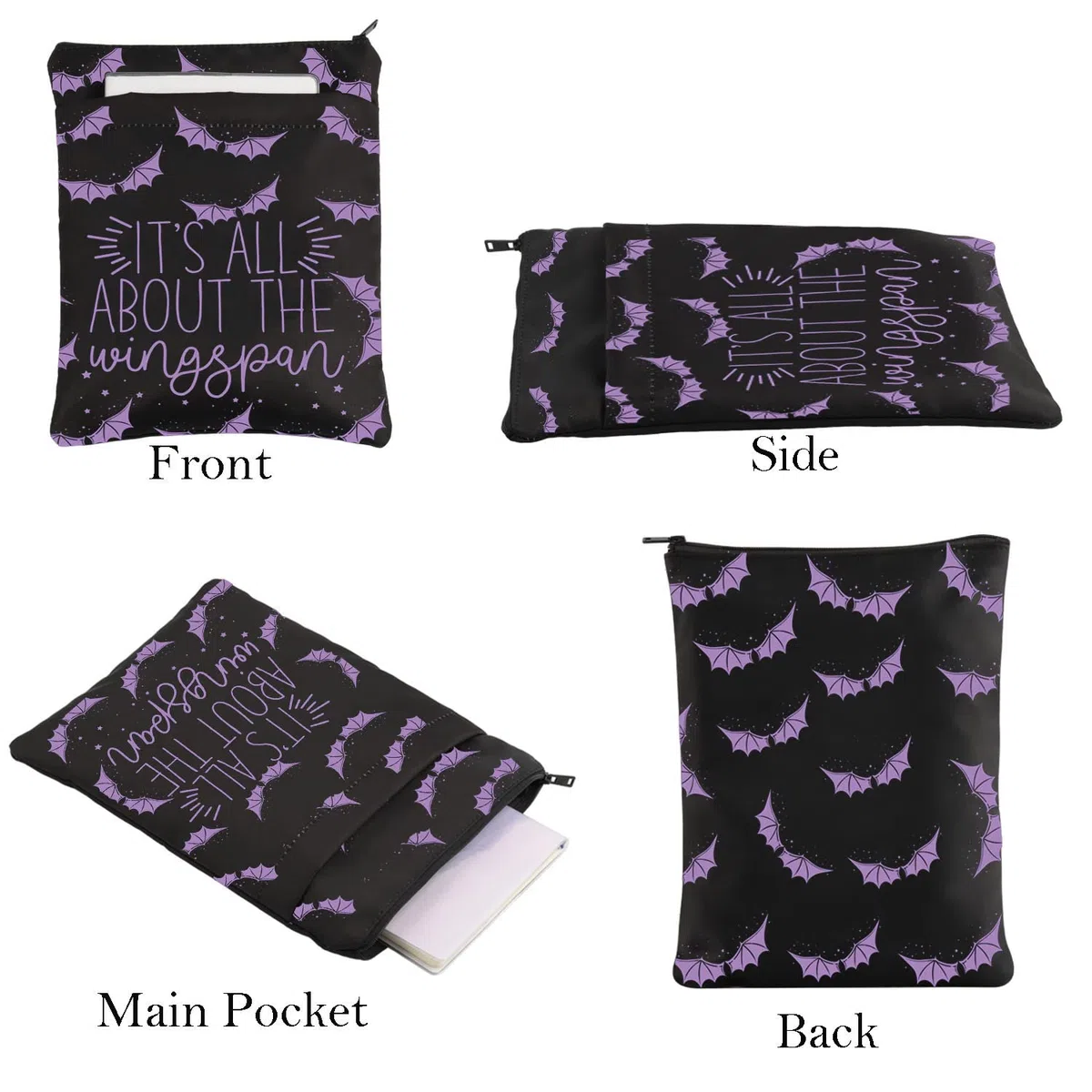 Regalo de novela de fantasía Acotar Gift It's All About The Wingspan Book Sleeve Bookish Merch Books Lover Gift (Wingspan BSL EU)
