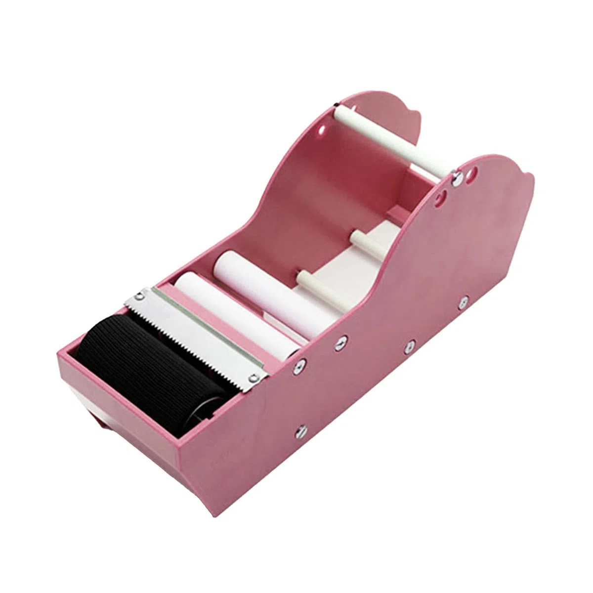 Dispensador de Cinta Adhesiva Práctico para Proyectos de Bricolaje, rosa