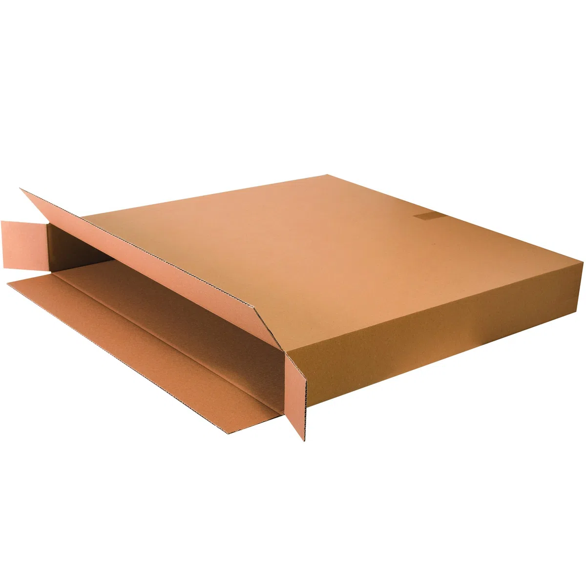 Boxes Fast BFHD36830FOL - Cajas de cartón corrugado de carga lateral, 91 x 20 x 76 cm, para envío, embalaje, mudanza o almacenamiento, Kraft (10 unidades)