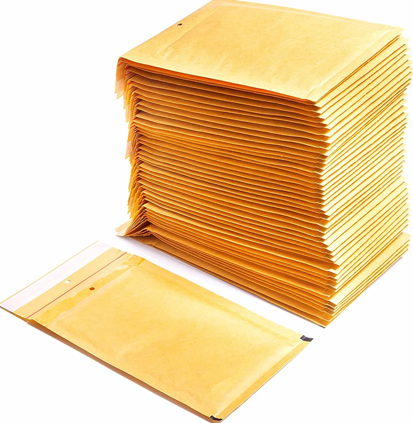 Ofituria 200 Sobres Acolchados de Papel Burbuja Interior de Polietileno, Color Marrón, Bolsas para Envíos con Capacidad para Albergar Documentos de una superficie máxima de 230x340 mm