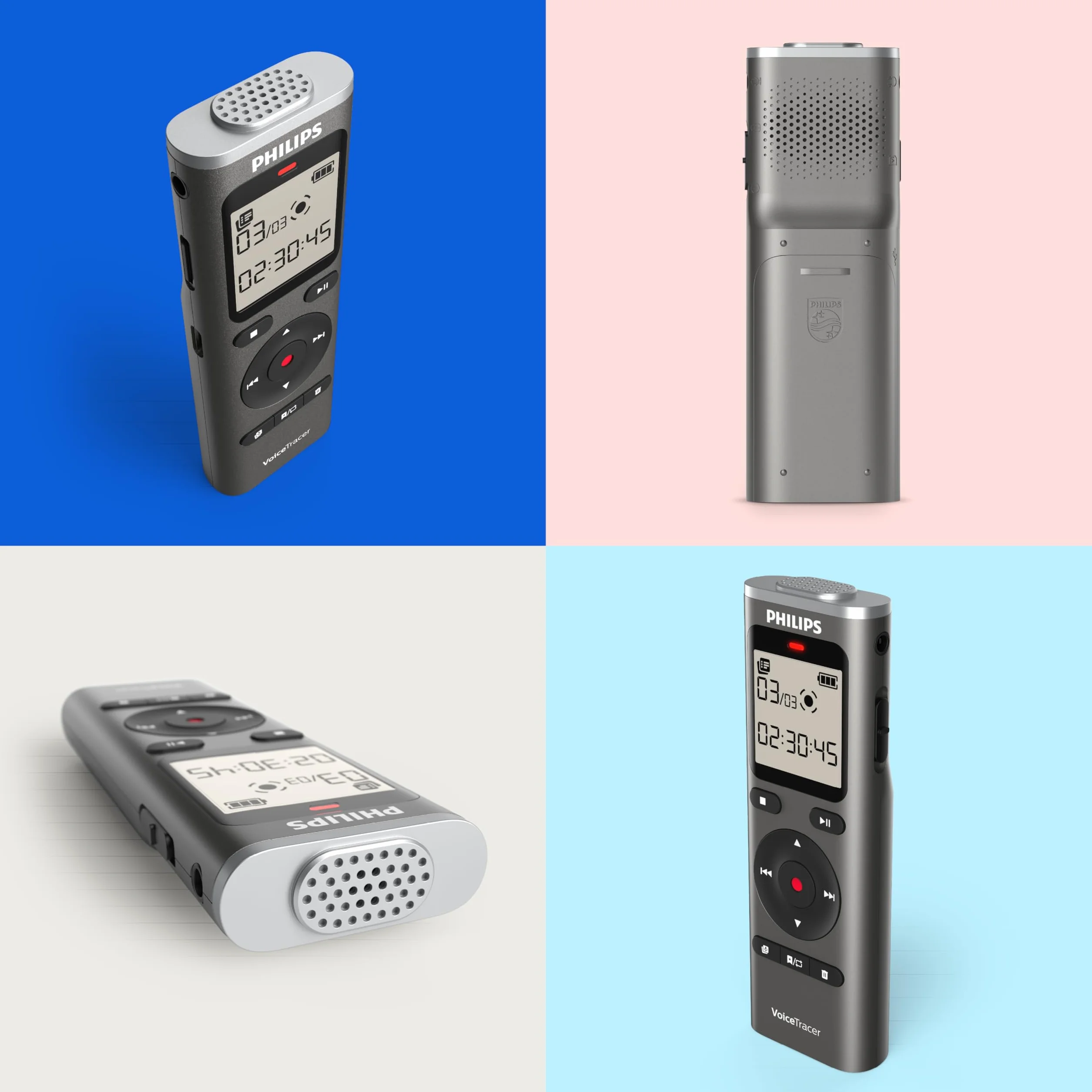 Philips DVT1170 VoiceTracer, grabadora de Audio, 8 GB, Ranura para Tarjeta Micro SD