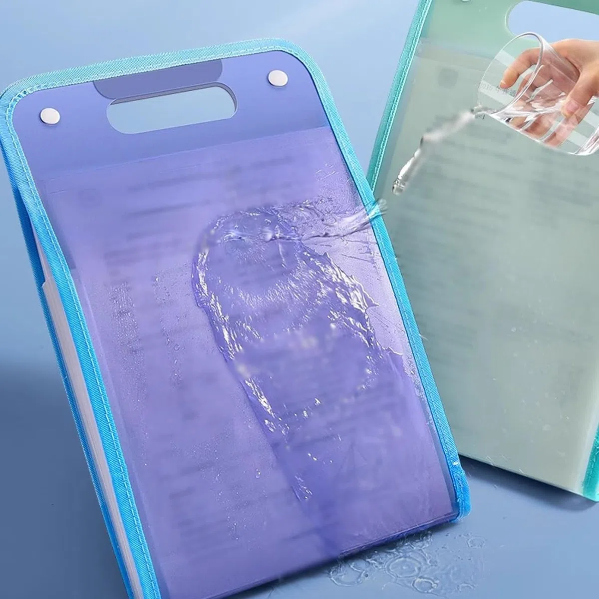 organizador de archivos en acordeón, Carpeta de archivos Carpeta de mano A4 de 3 piezas Organizador de 13 capas de gran capacidad Bolsa de archivos vertical con cierre a presión Carpeta de plástico mu