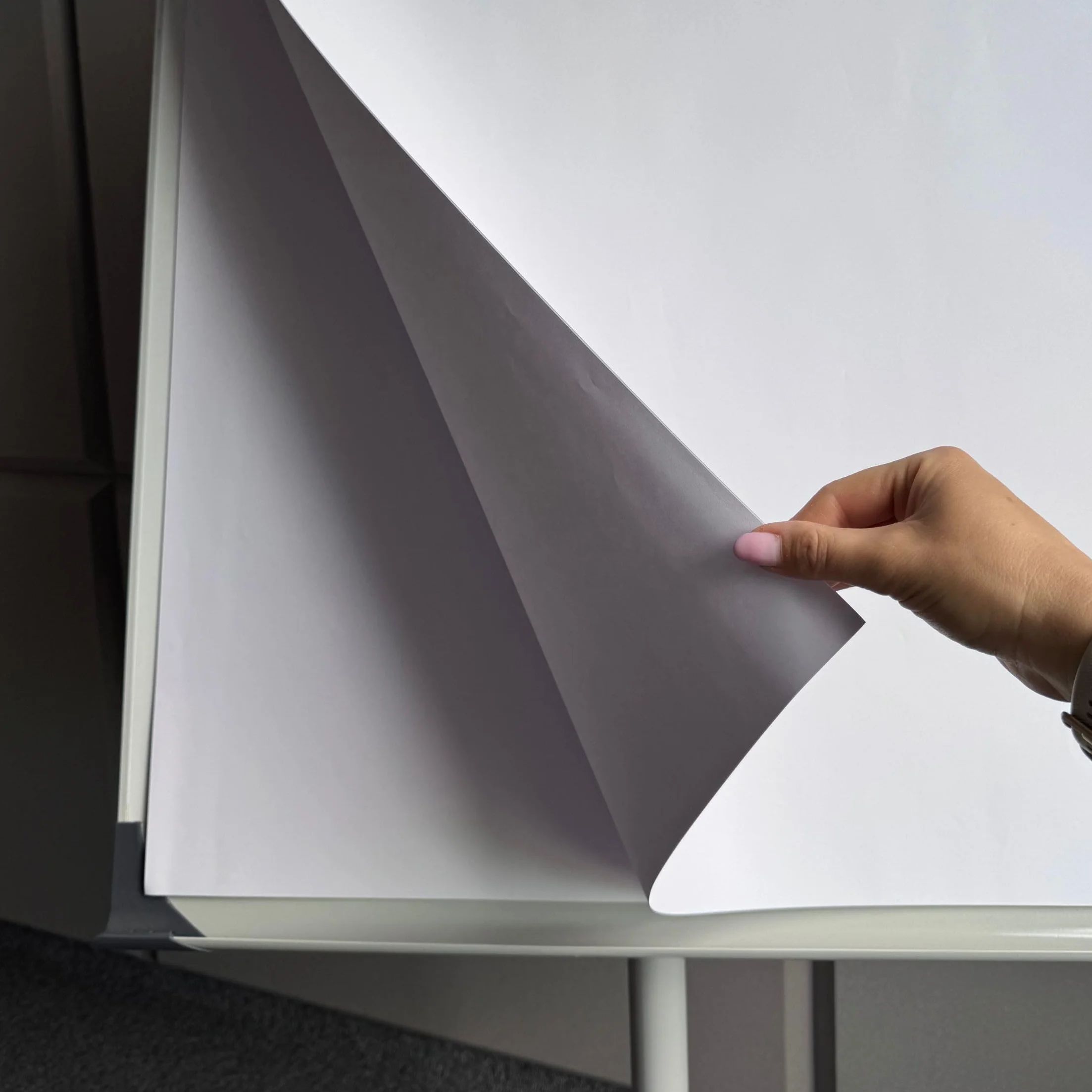 D.RECT Bloc de Papel para Flipchart 650×1000 mm Pack 3 Bloques 60 Hojas 80 g/m² Superficie Lisa