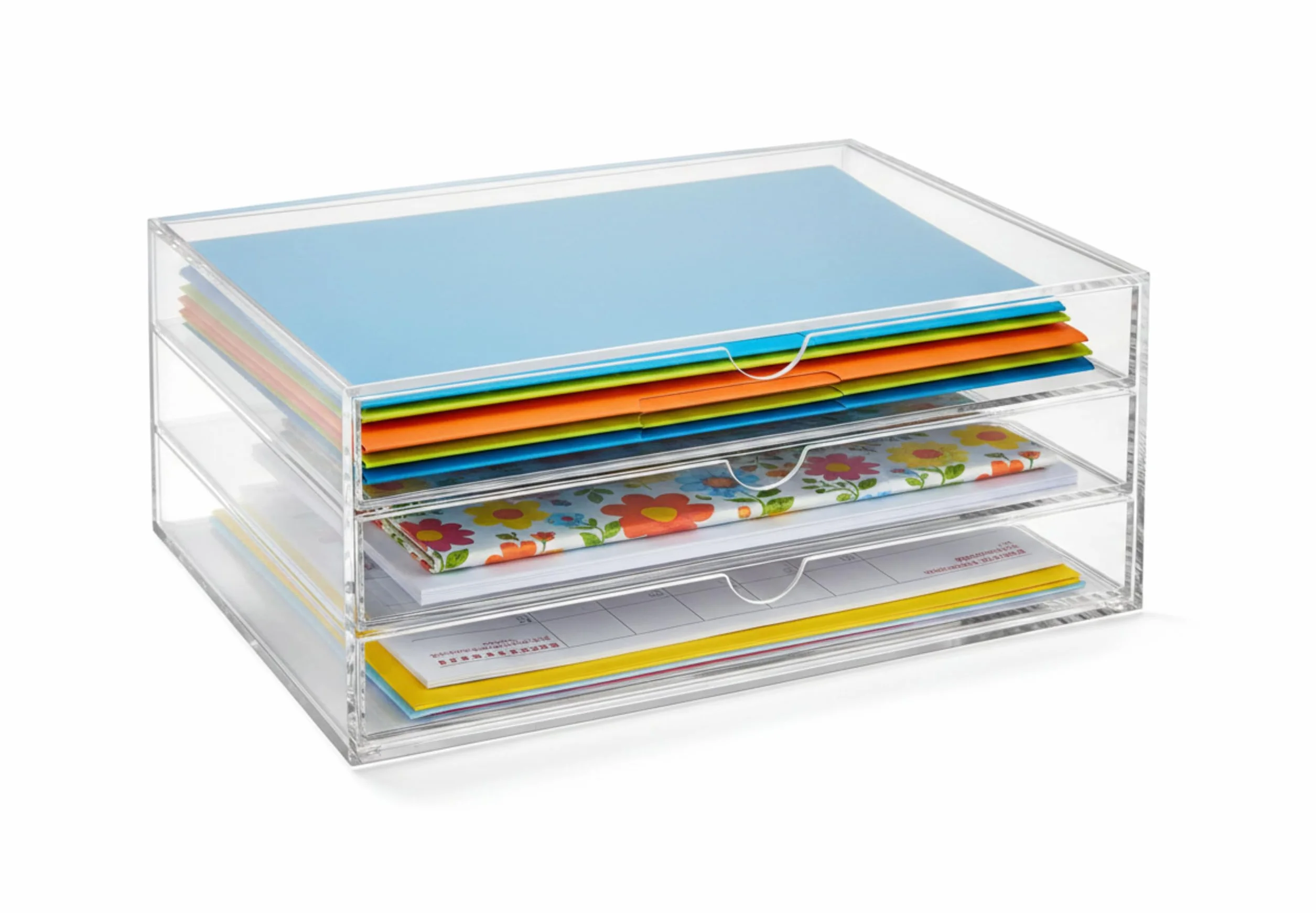 Osco A3TSL - Organizador de 3 niveles horizontales