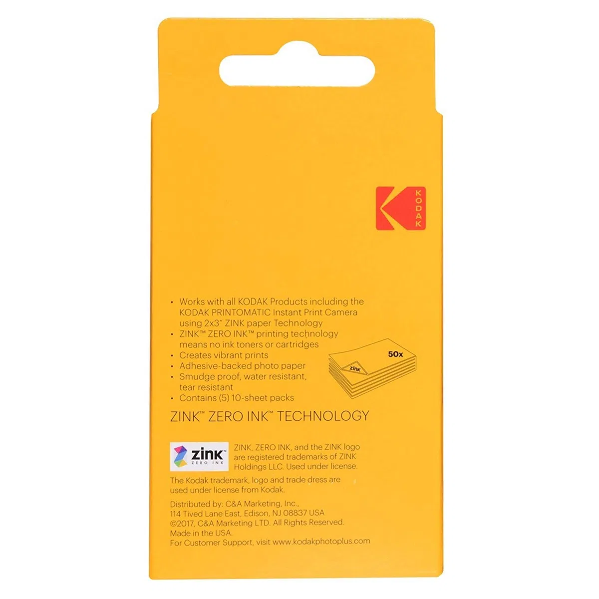 Kodak 2x3ʺ Premium Zink Papel Fotográfico Kit de Inicio con álbum de fotos