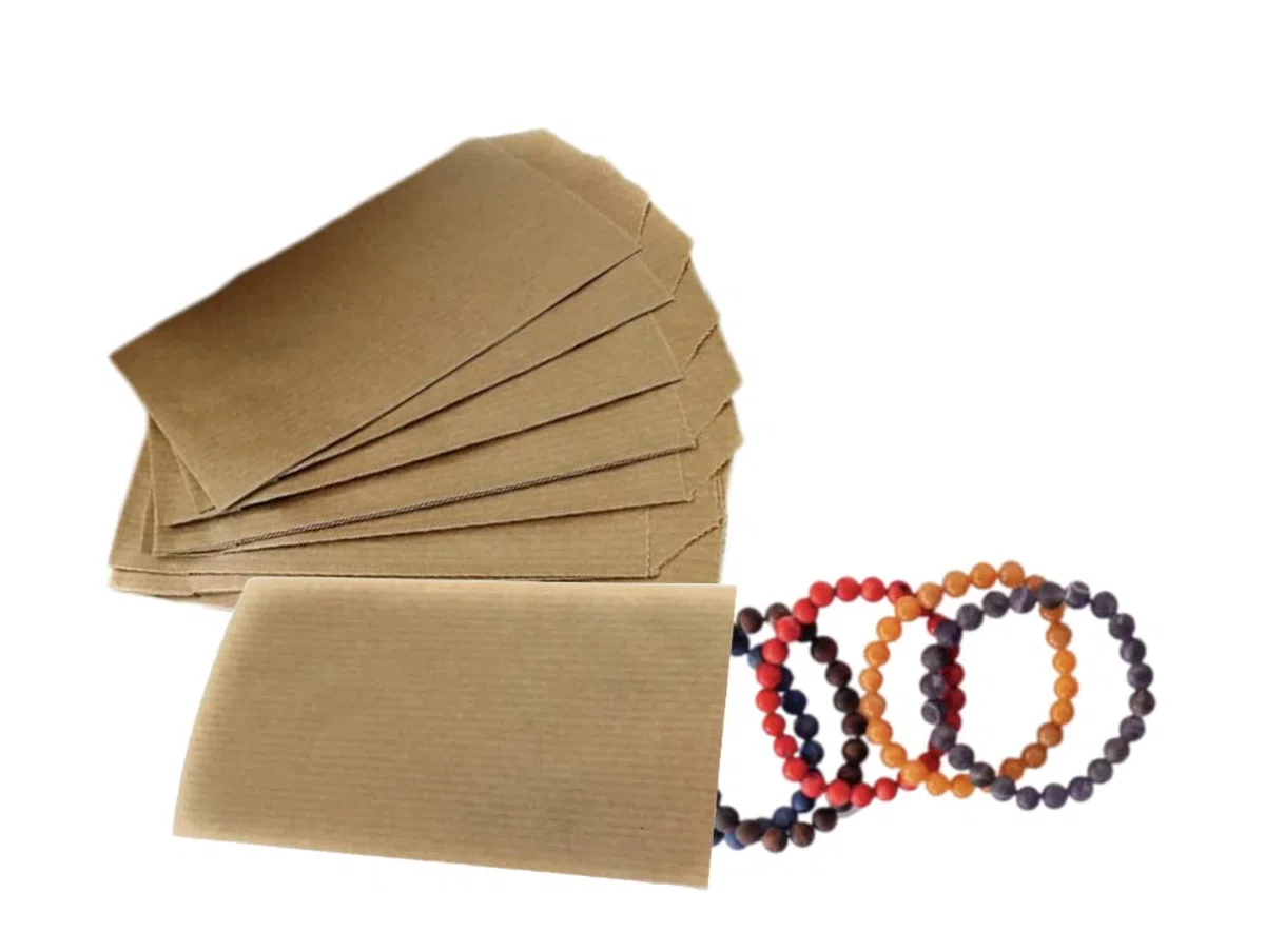 250 Bolsas kraft tipo sobre 7 x 12cm para detalles, bisutería, hierbas, dulces ...