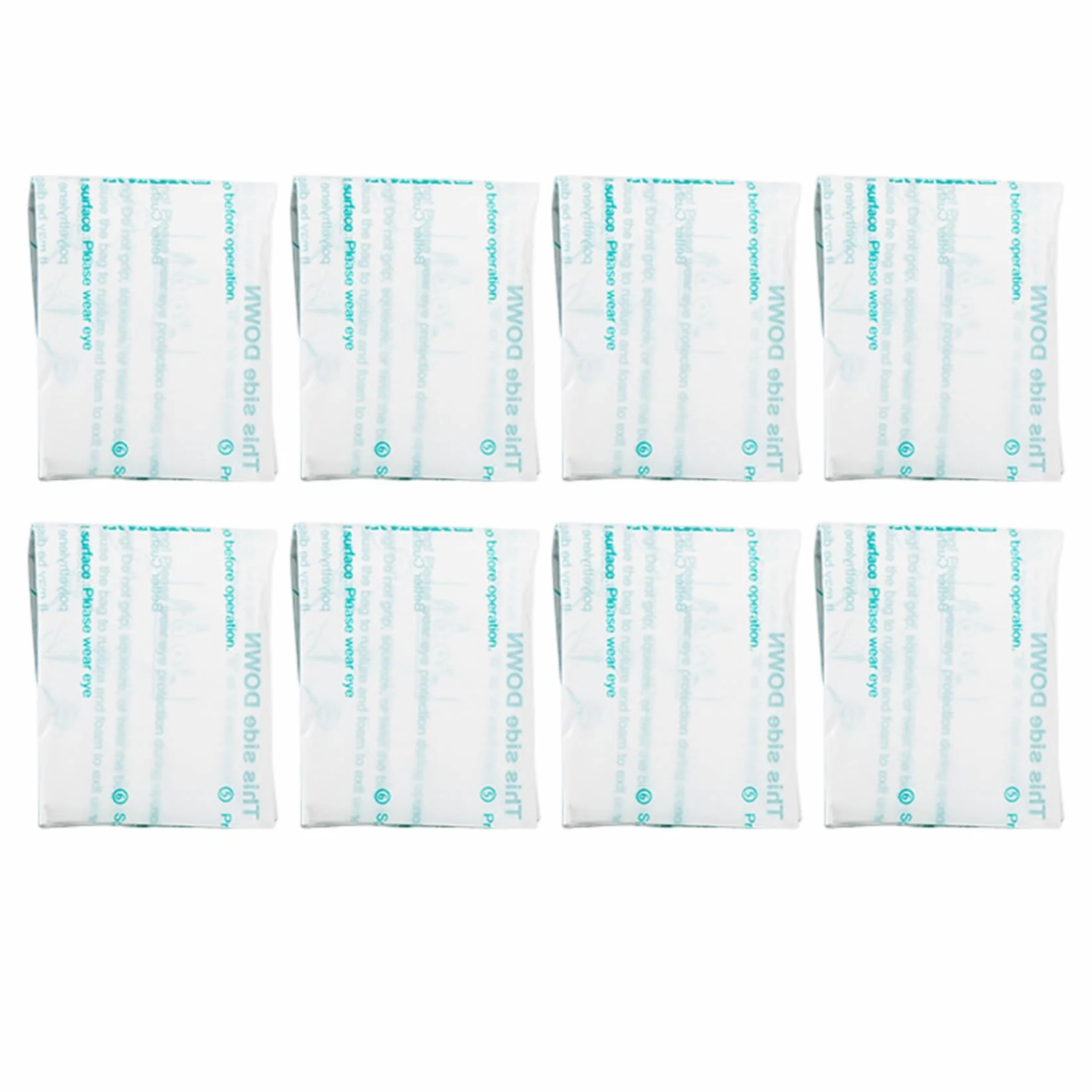 Bolsas de embalaje de espuma expandible 8 piezas de espuma de embalaje de absorción de impactos paquete instantáneo rell
