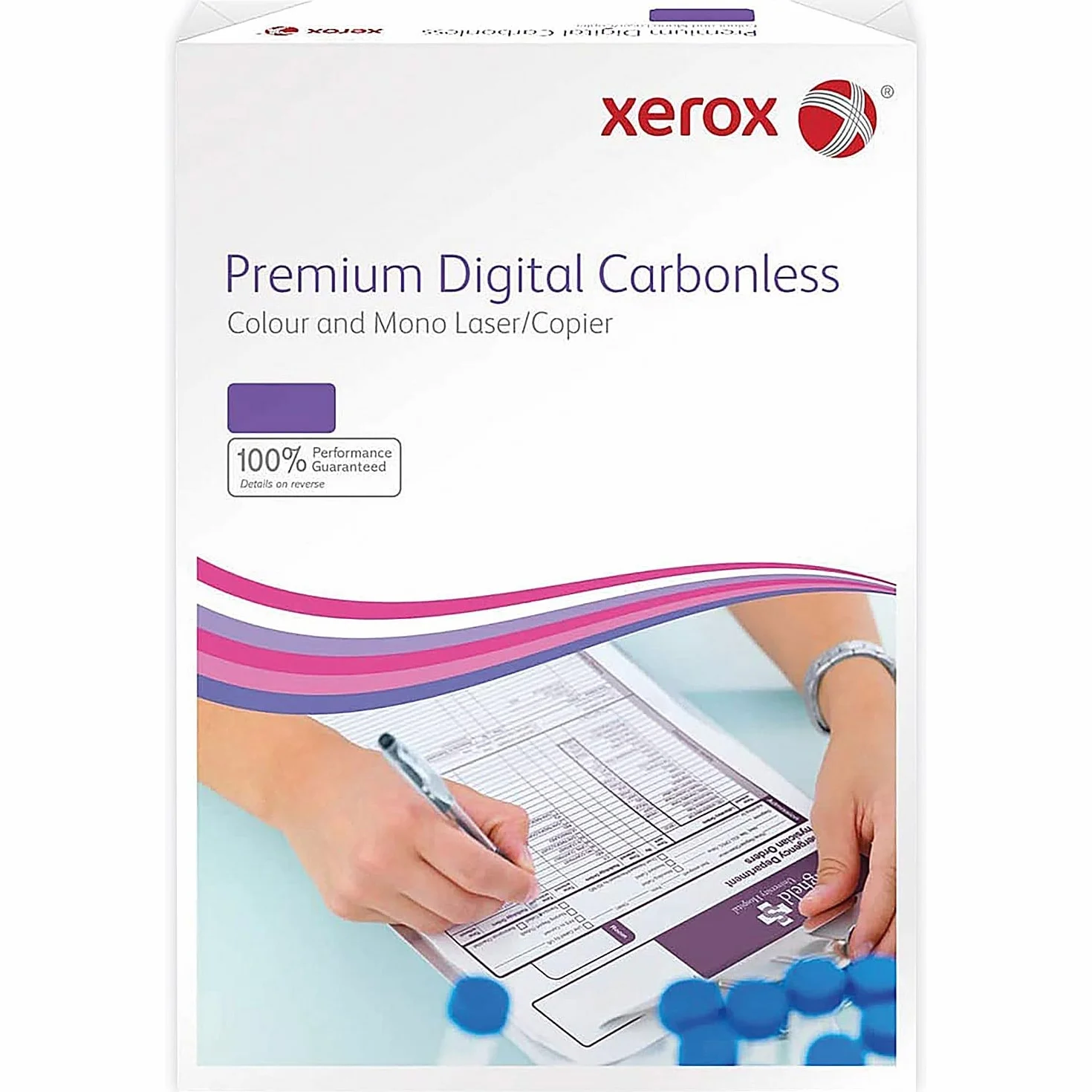Xerox Carbonless - Papel autocopiativo prealzado Blanco y Amarillo 80 g/m² A4 - Juego de 250 hojas