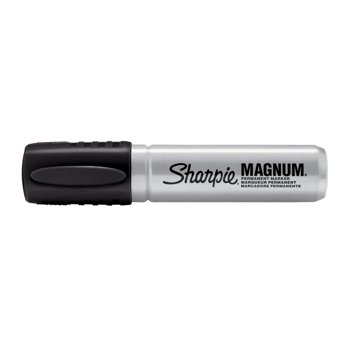 Sharpie Pro Magnum rotuladores permanentes | punta biselada | negro | caja de 12 marcadores
