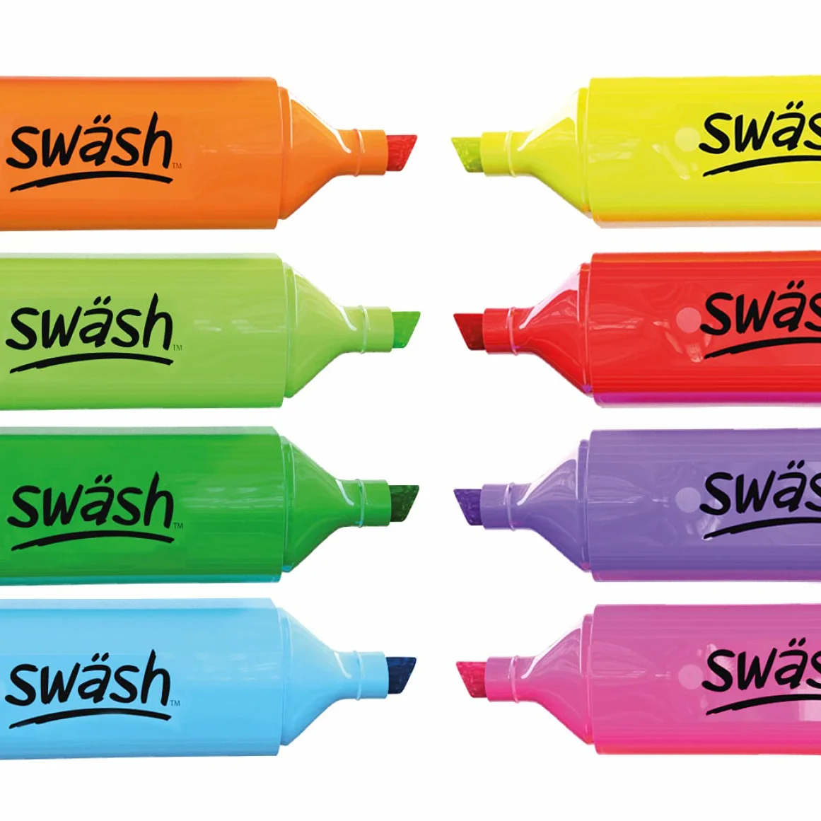 Fluorescentes prémium de varios colores, paquete de 48