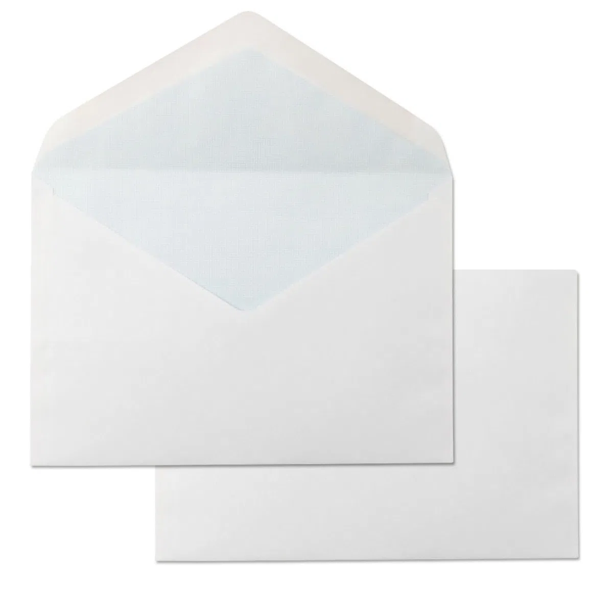 Sobres de Papel, Sobre Papel color Blanco, Sobre Comercial Normalizado 120 x 176 mm, Sobre de Papel Blanco con Cierre Engomado para Invitaciones, Envíos o Almacenaje · m-office (2000 uds, 120x176mm)