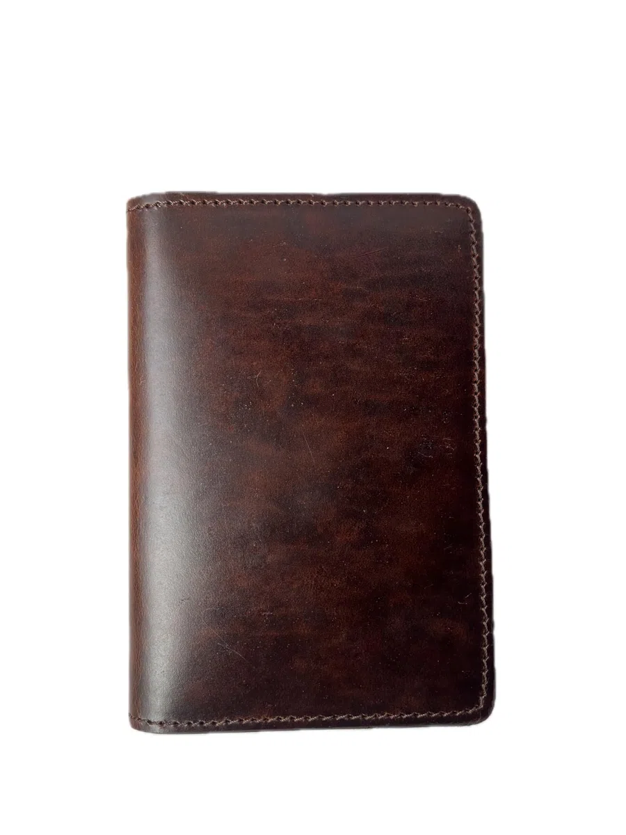 Funda de cuero para notas de campo, funda de cuaderno para Moleskine Cahier, hecha a mano, cubierta de cuero vintage de 3.5 x 5.5 pulgadas, cuaderno de viajeros recargable