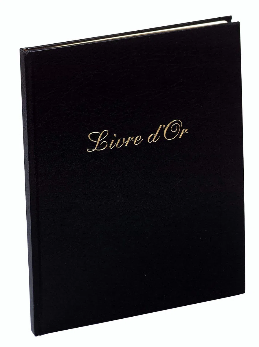 Livre d'or balacron avec titre - 26x22cm vertical