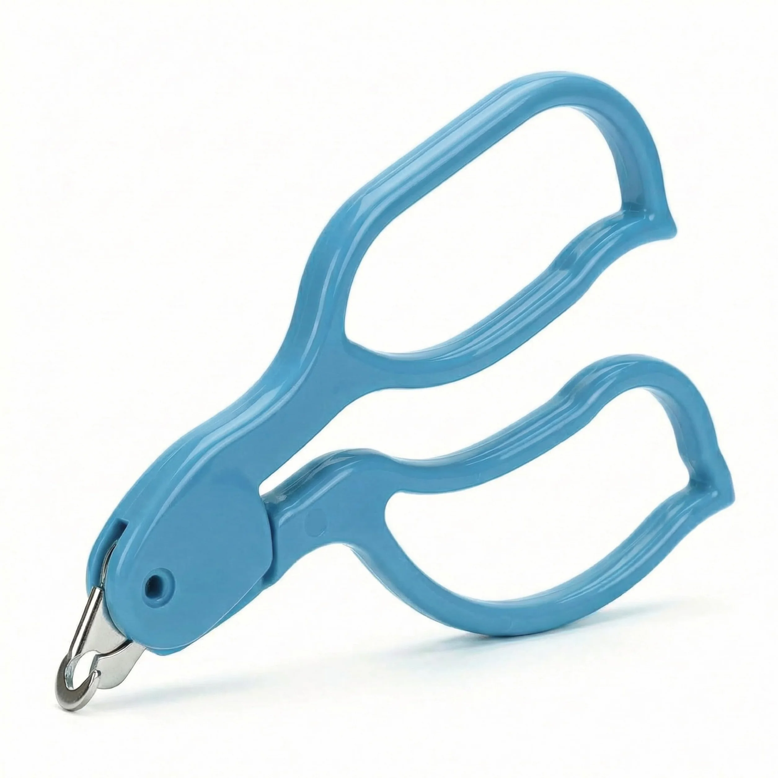 KMINA Quitagrapas (20 Unidades) Azul Estéril Desechable con Apertura Fácil Diseño Ergonómico Acero Inoxidable y ABS Sin Látex Envase Individual 97 x 5,4 mm