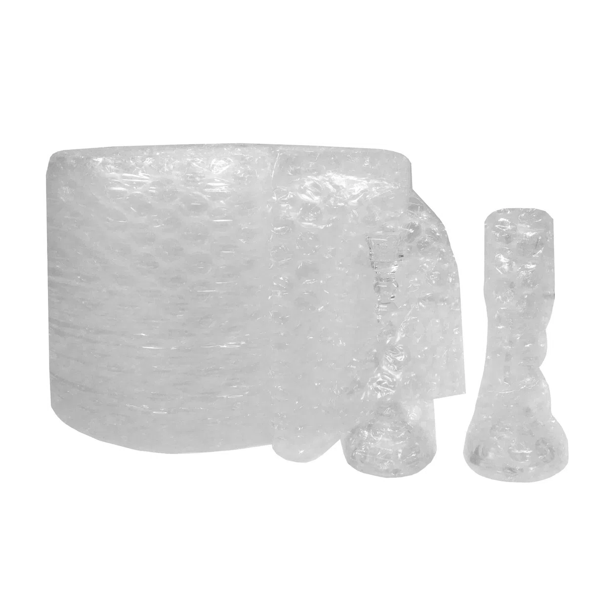 Rollo de papel de acolchado de burbujas tamaño mediano de 1,5 cm x 30,5 cm