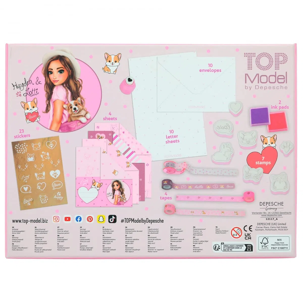 CARTA DE AMOR SET TOP MODEL
