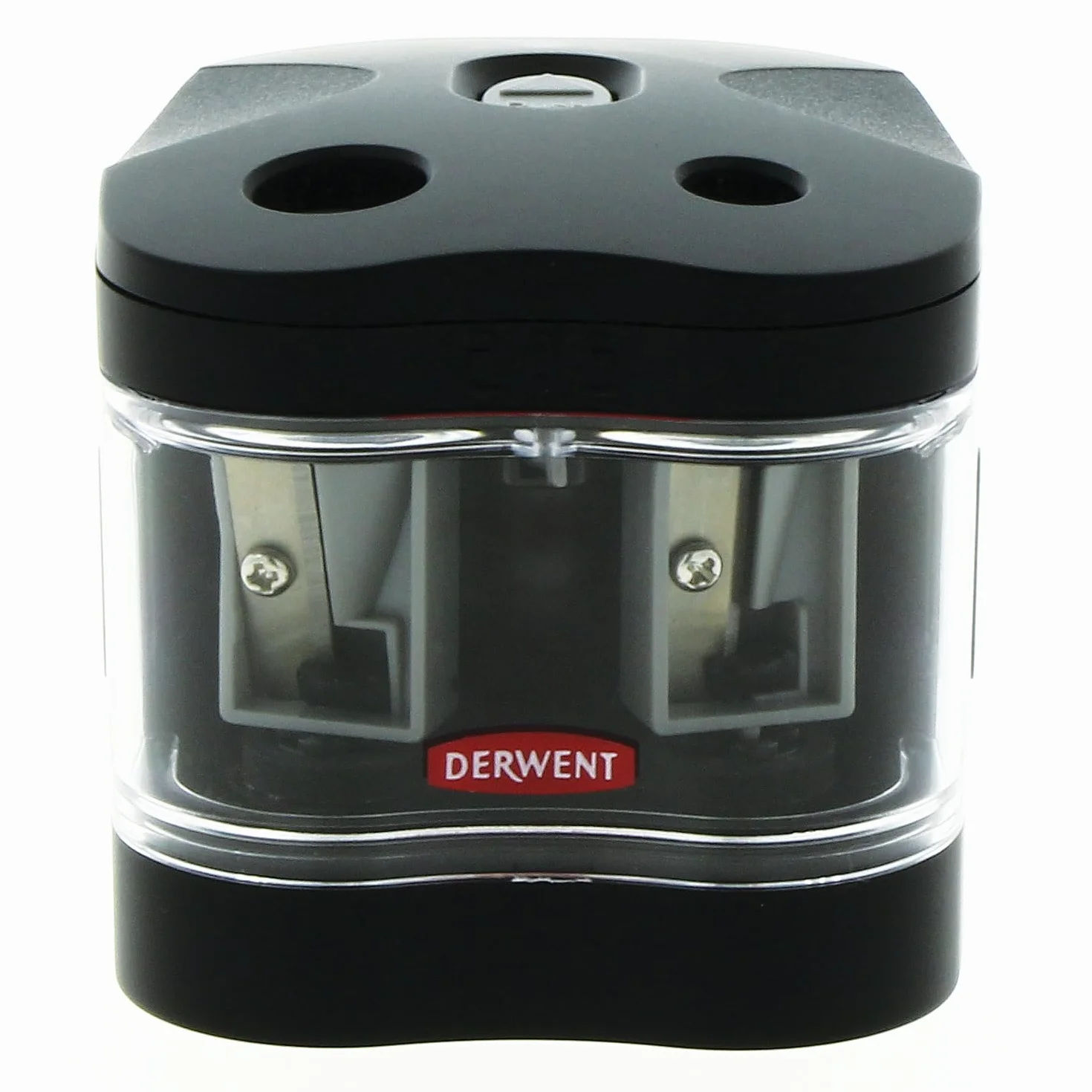 Derwent 2302332 - Sacapuntas Eléctrico de Doble Orificio, Calidad Profesional