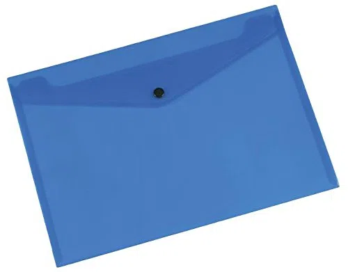 Doc Folders Poly A4 Azul 12 unidades, archivos y artículos de papelería