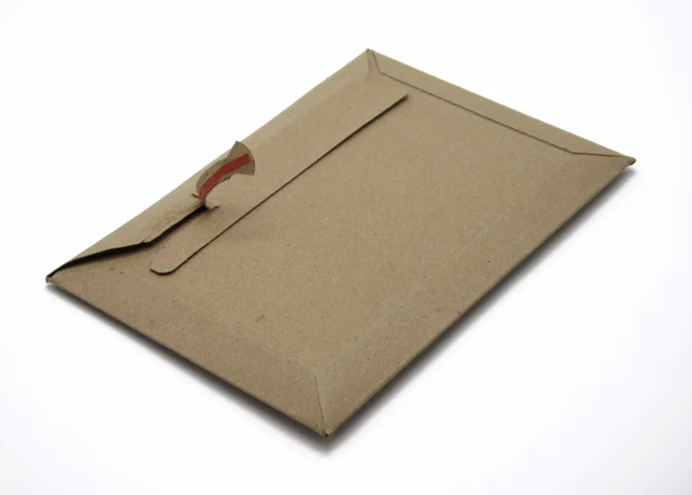 SMART PACK sobres marrón cartón macizo (cruzado) cartón DIN A5 plano: 175x250 mm/dispuesto 240x165x50 mm (Art.: PS.261) marrón