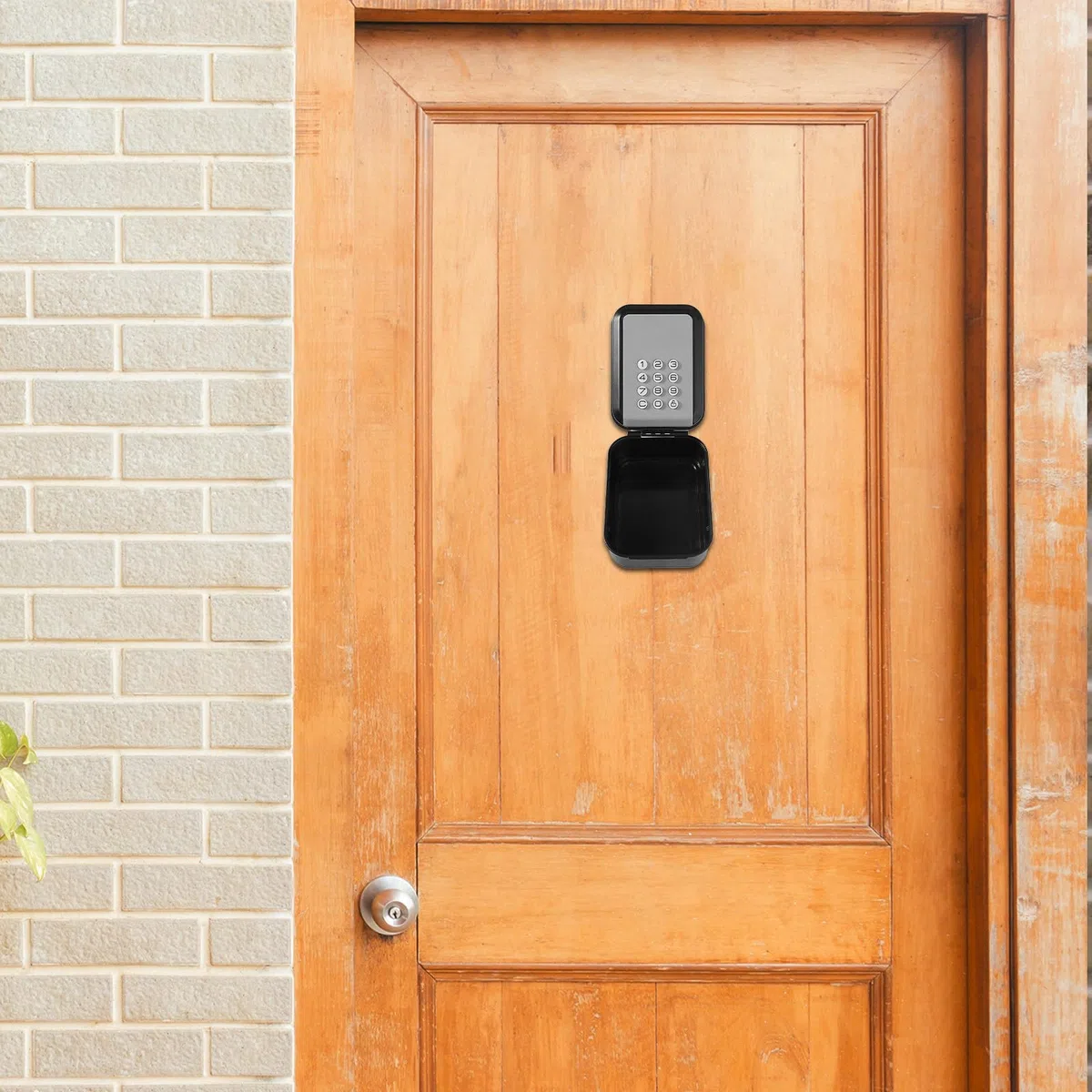 EXCEART Caja Fuerte de Pared para Llaves Gran Capacidad, Resistente al Agua y Gestión Remota de Contraseña para Oficina y Entornos Empresariales