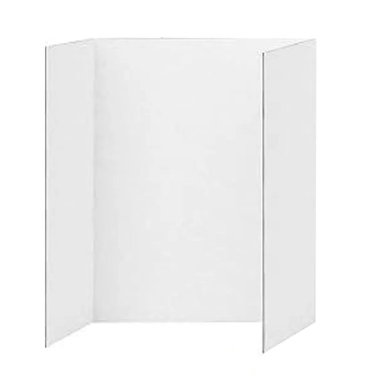Tablero de presentación ligero, triple, 4 unidades, tableros de póster de tres pliegues, pequeños tableros de presentación blancos, 4 piezas de 35 cm