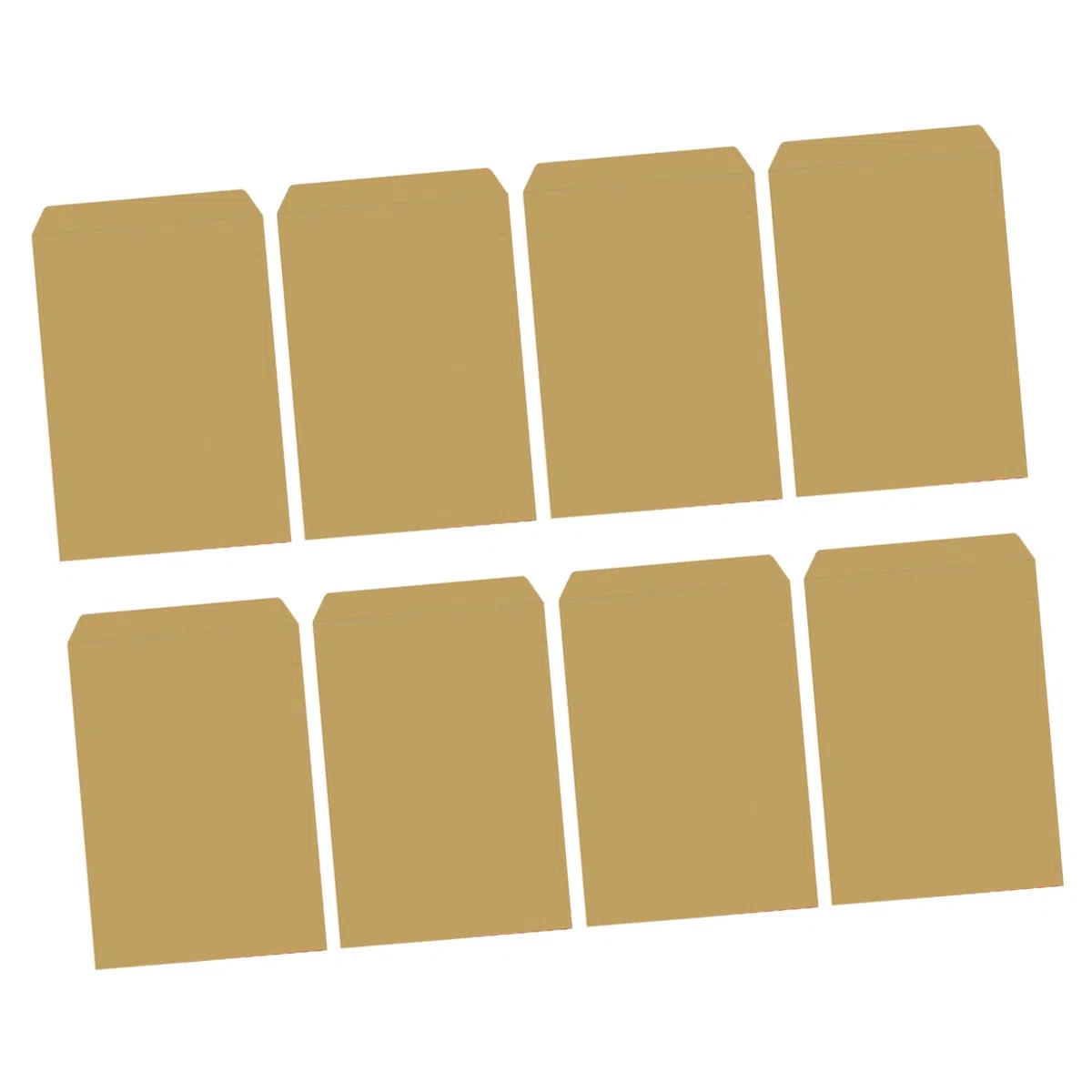 DOITOOL 200piezas Papel Kraft Amarillo Unidades Sobres Para y Archivos Sobres Para Correo De Oficina