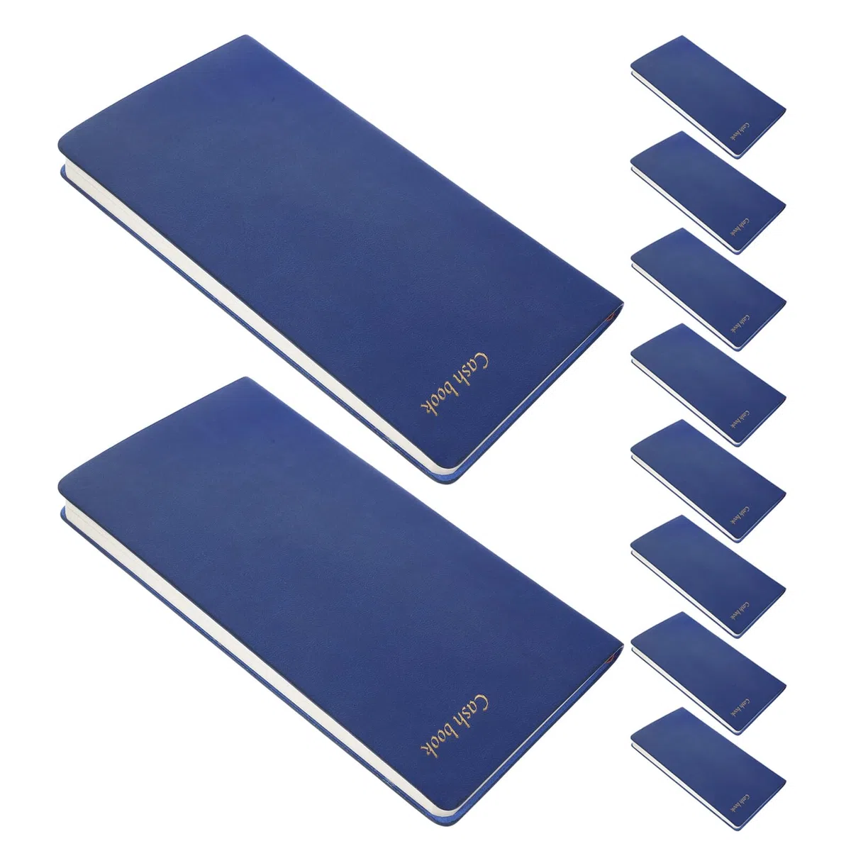 Sewroro Cuaderno de Presupuesto Personal A6 Azul Pu, 10 Unidades, Planificador Diario de Gastos y Ahorro, Libro de Contabilidad para Gestión Financiera Doméstica y Oficina