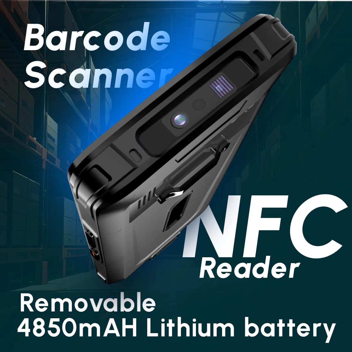 Rayoungtek Escáner de código de barras Android 1D/2D/QR, Lector de código QR, Android 12 4+64 GB con motor de escaneo Zebra SE4710 4G, computadora móvil inalámbrica N77