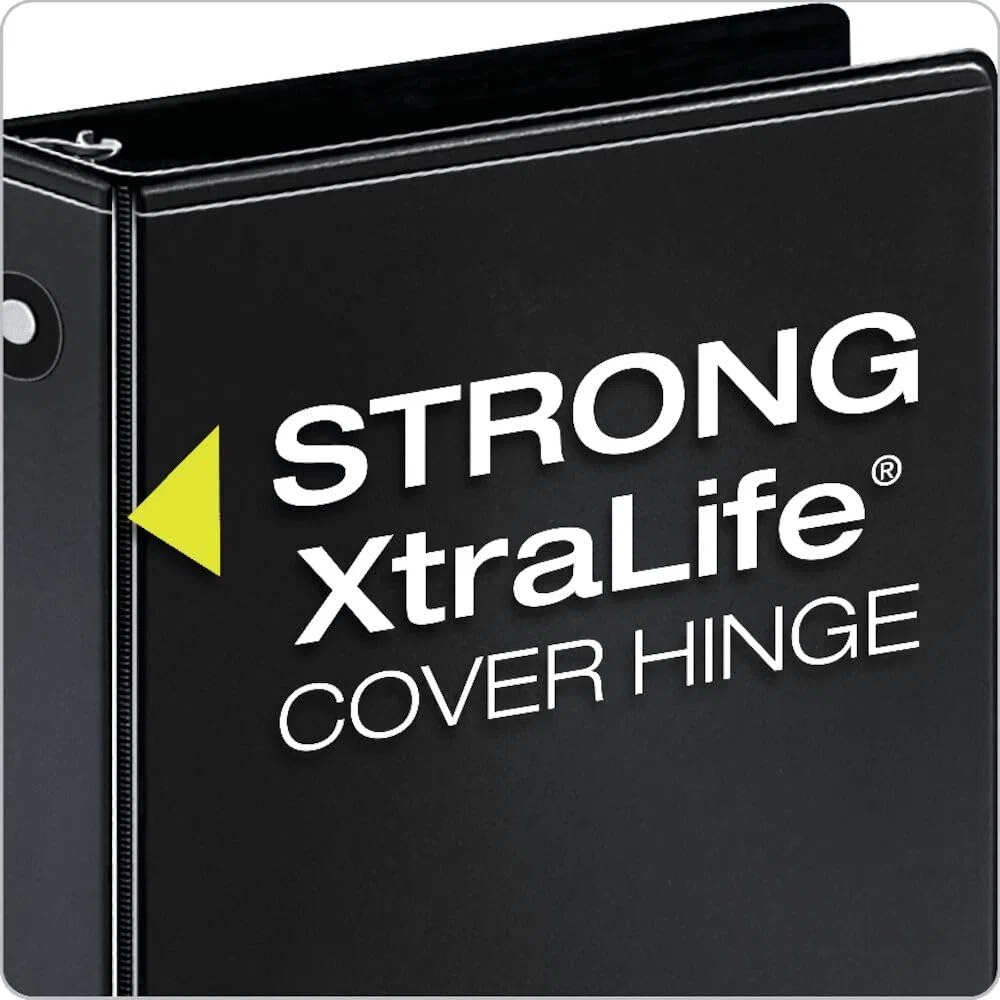 Cardinal by TOPS Products Economy Value ClearVue Round Ring Binders, Case of 12