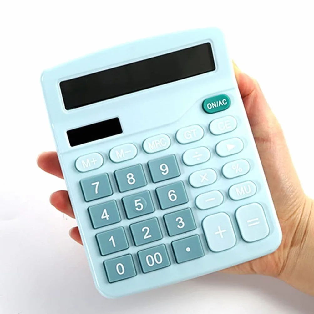 Calculadora Científica Digital Solar De Escritorio 12 Dígitos Herramienta Contabilidad Empresarial Financiera