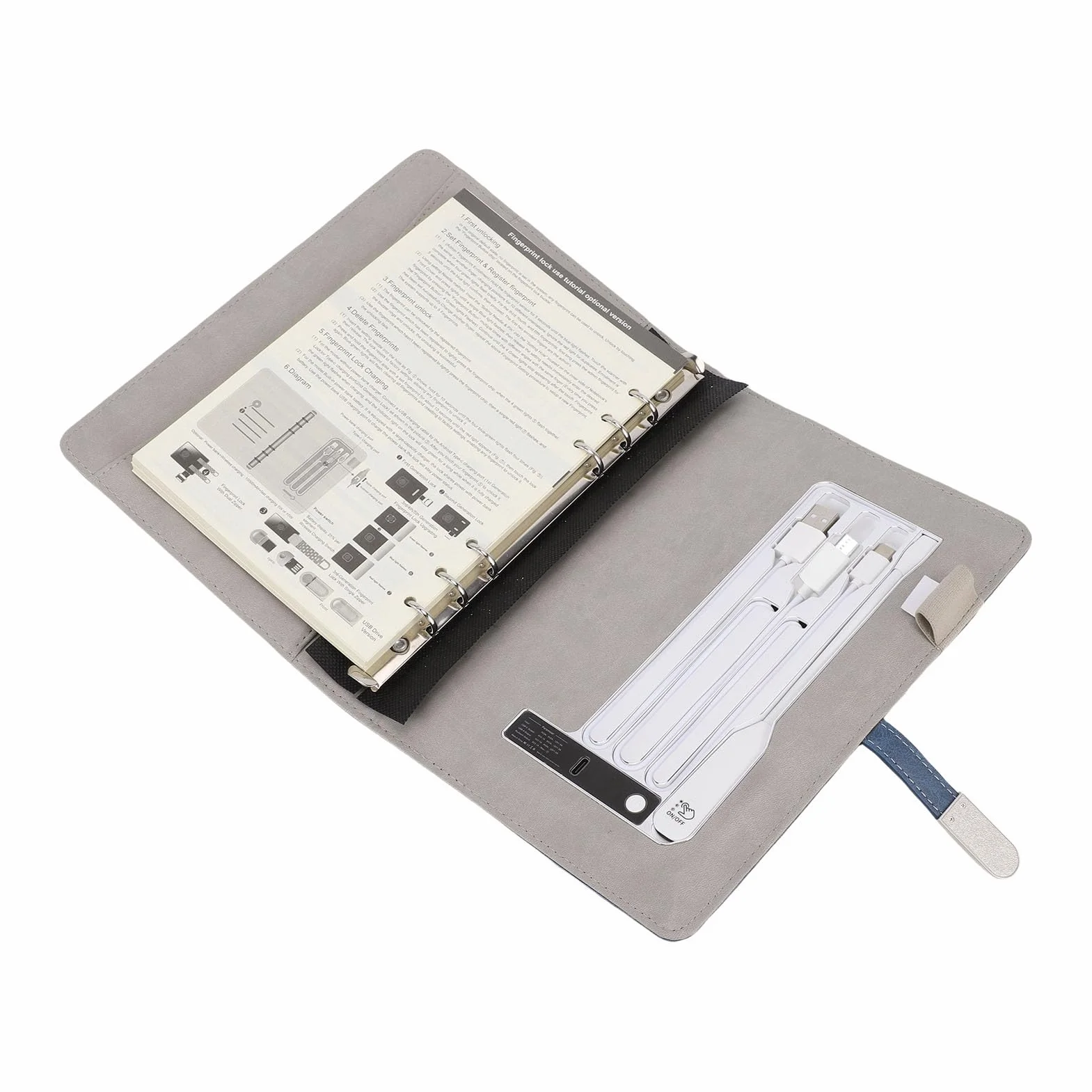 KIMISS Cuaderno de Carga Inalámbrica para la Escuela y Bloc de Notas Multifunción con 80 Hojas, Batería de 8000 MAh y Almacenamiento de 16 GB para Aprendizaje Creatividad