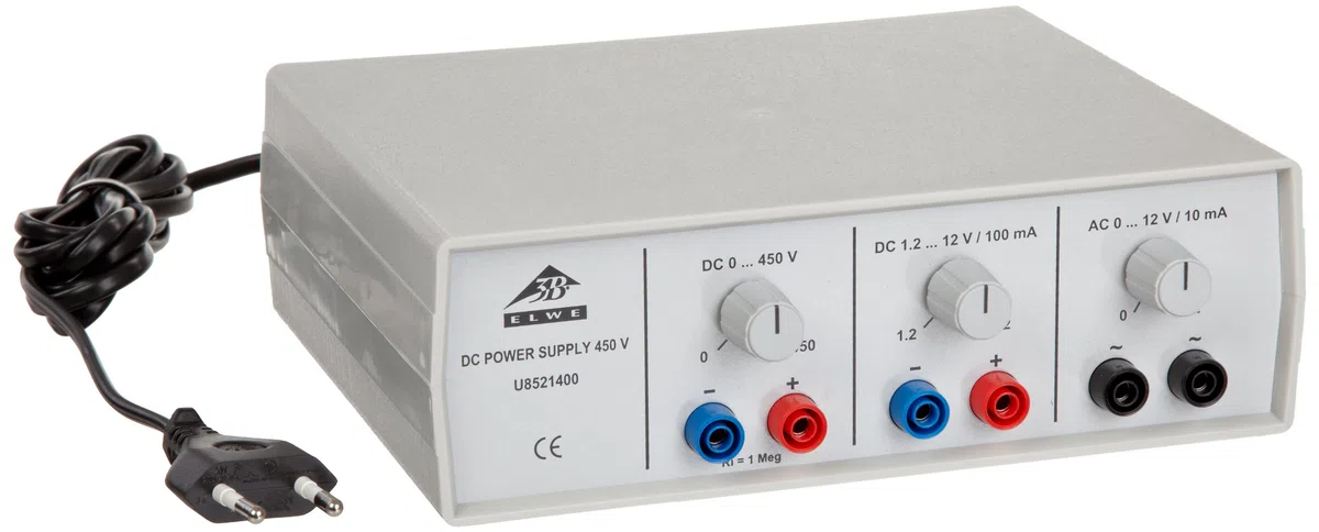 3B Scientific U8521400-230 Fuente de alimentación DC, 450 V, 230 V, 50/60 Hz