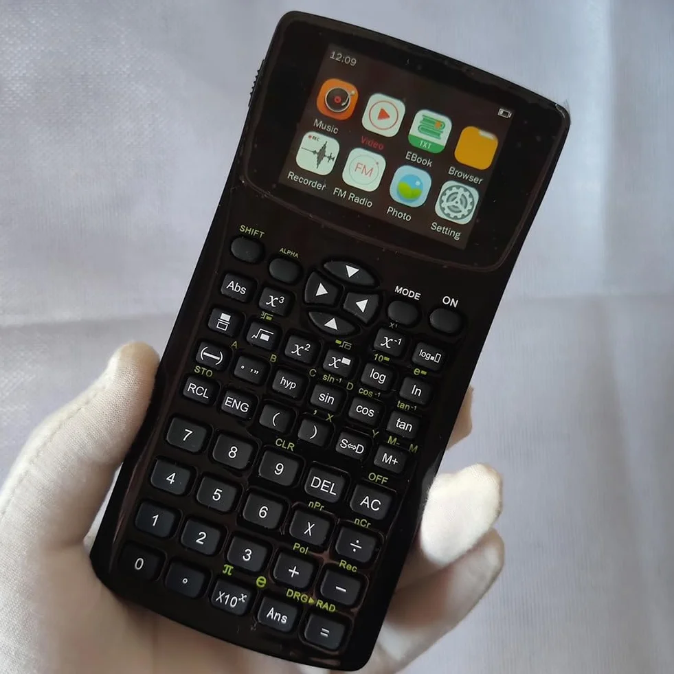 Calculadora Mágica Calculadora de Lectura de Texto Multifuncional con Botón de Emergencia Calculadora de Lectura de Texto Multifunción con Lector de Libros Electrónicos Video