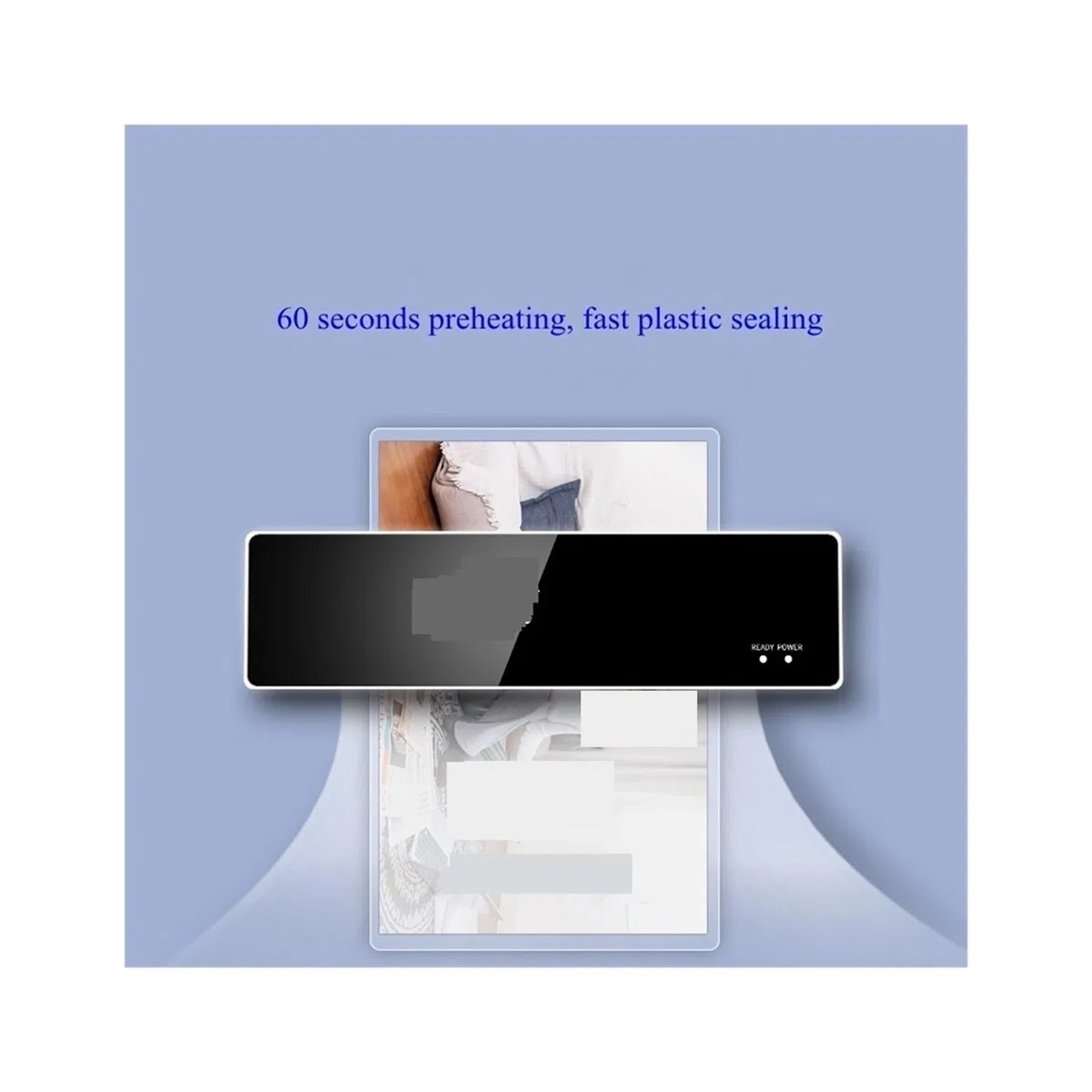 Plastificadora de fotografías Plastificadora A4 Plastificadora de Documentos domésticos Máquina laminadora Máquina laminadora de película de Sellado termoplástica