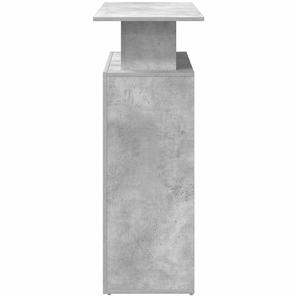 Mostrador de recepción Gris hormigón 100x40x104 cm
