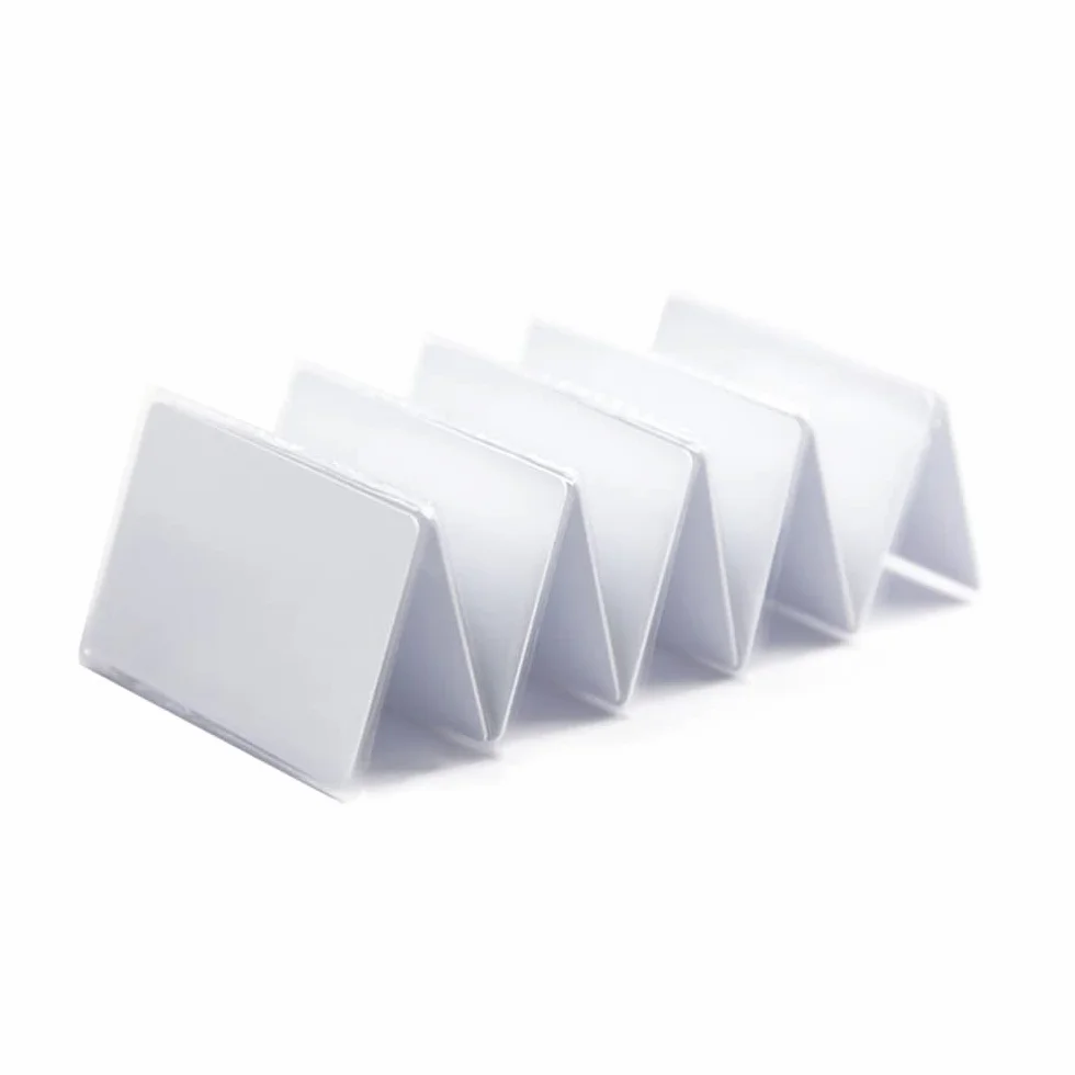 100pcs Tarjeta RFID IC MF 1K 13.56mhz NFC PVC para sistemas de entrada seguros, Tarjeta sistemas de control de acceso ISO14443A
