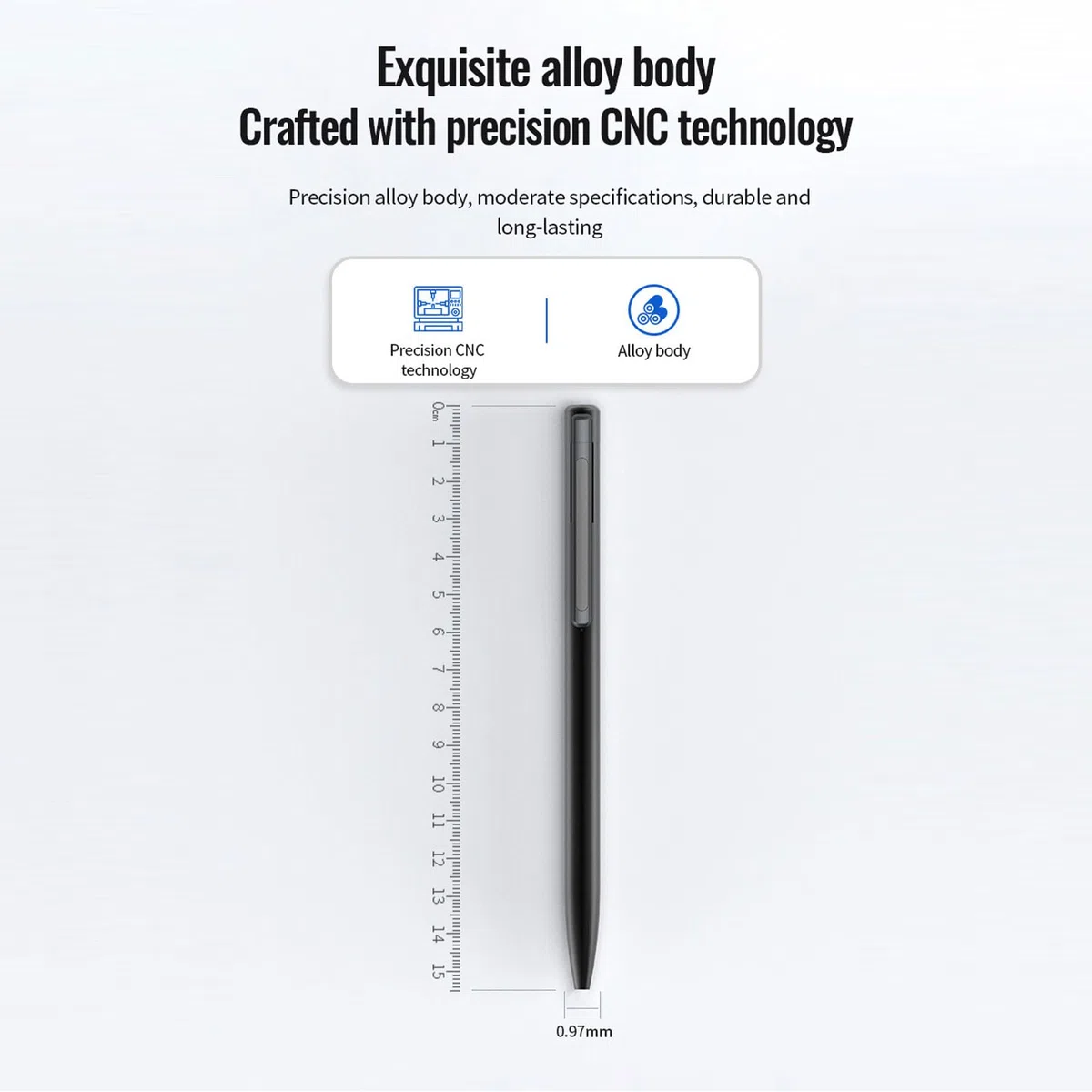 Grabadora de Voz Ergonómica Tipo Bolígrafo para Periodistas y Estudiantes Que Toman Clases Reducción de Ruido IA Ofrece Audio Claro 25 Horas Grabación Puerto Tipo C (128GB)