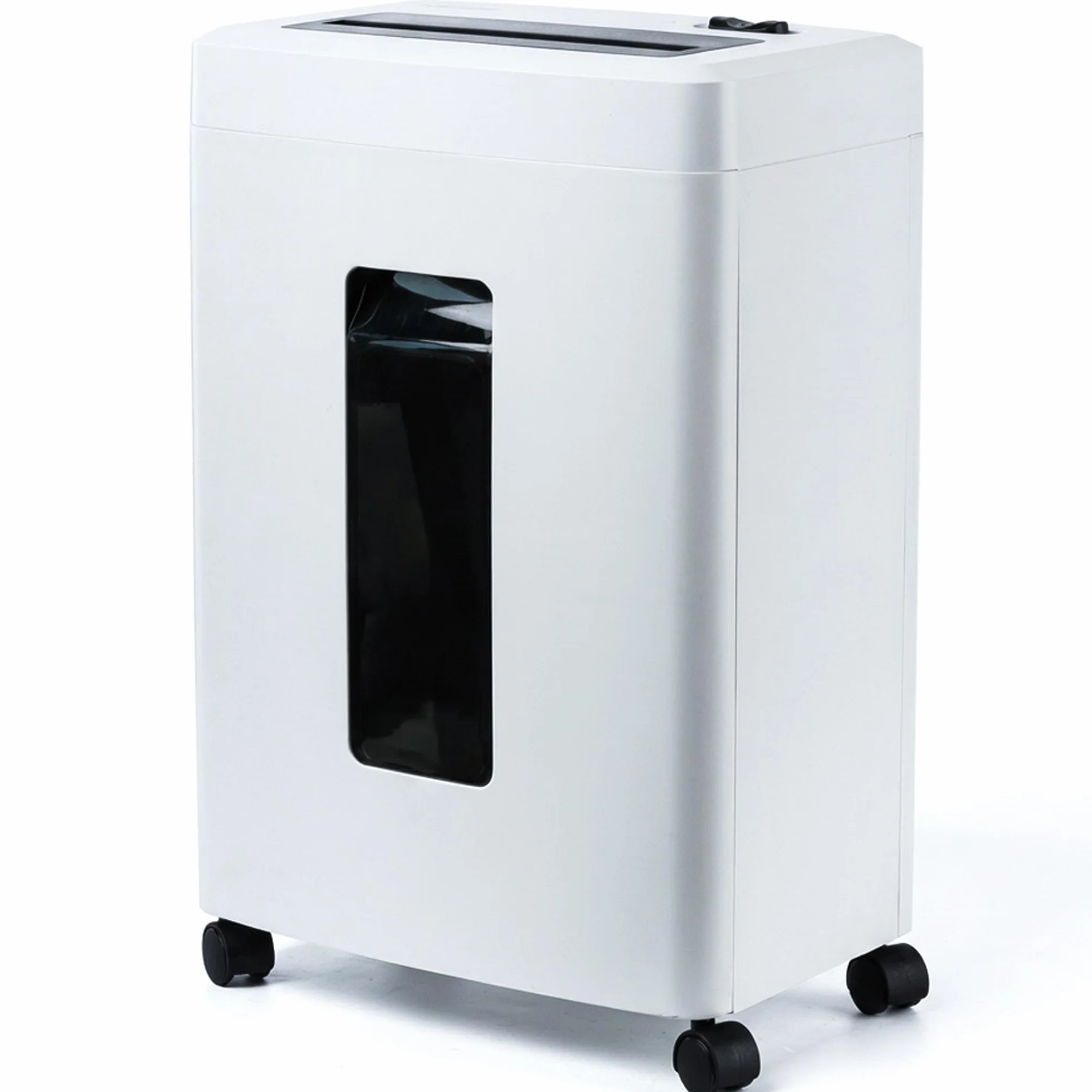 Destructora Papel Profesional Oficina: 10 Hojas Trituradora Microcorte P-5 Tarjetas de Crédito/Grapas/Documentos Anti-Atascos Papelera 18L en Casa Estudio Escuela Sala Reuniones