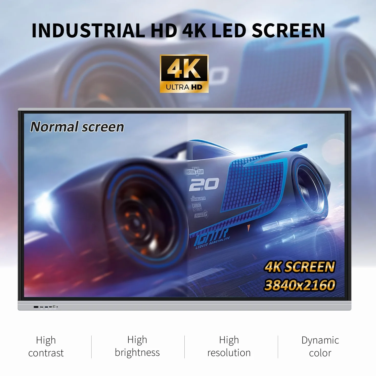 Monitor táctil de 65 Pulgadas Smart Board, Pizarra interactiva 4K con Android 11, Pantalla de señalización Digital para Oficina y Aula, RAM 4GB+ ROM 32GB