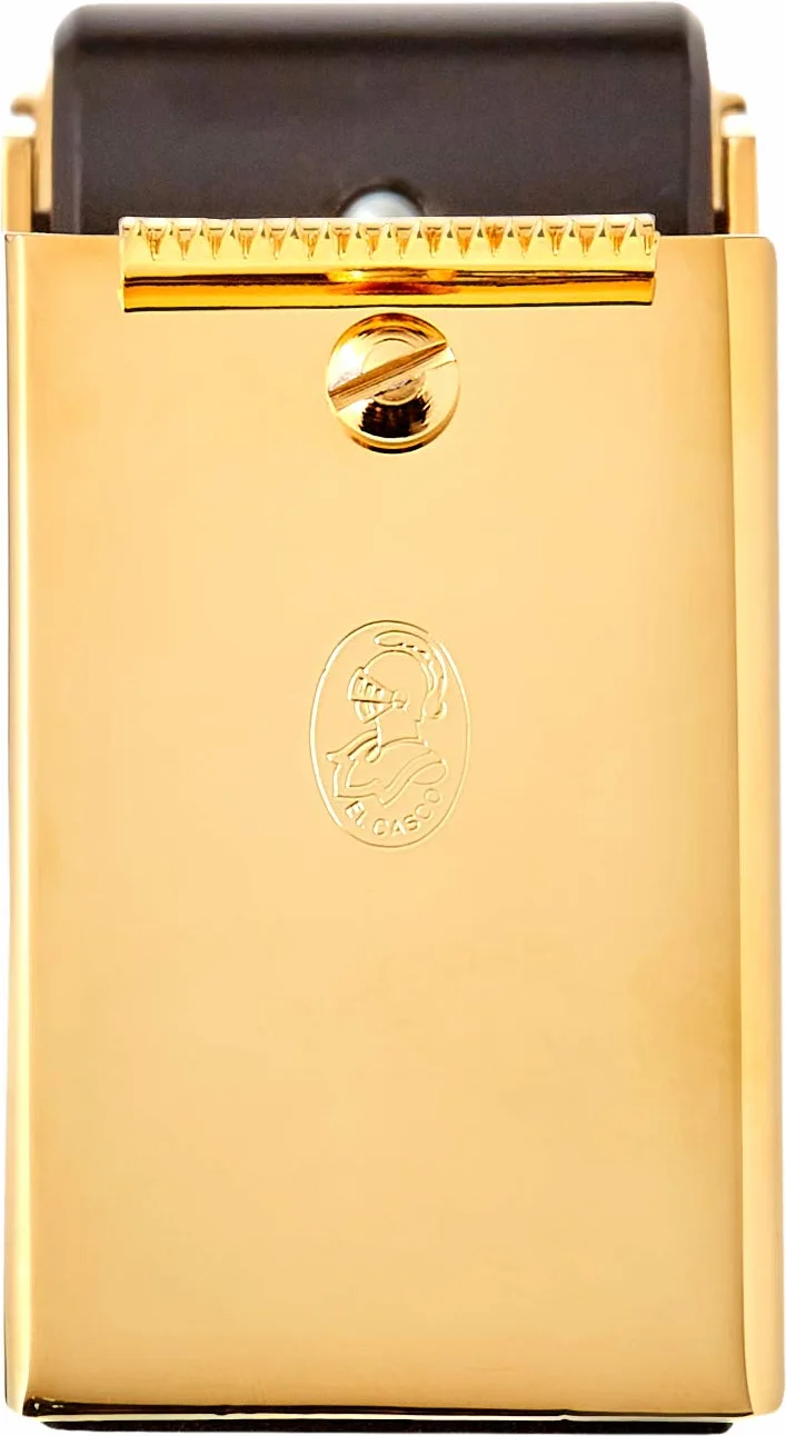 EL CASCO Portacelo para escritorio M-800 LN, Oro 23kt y Negro, Dispensador de cinta adhesiva