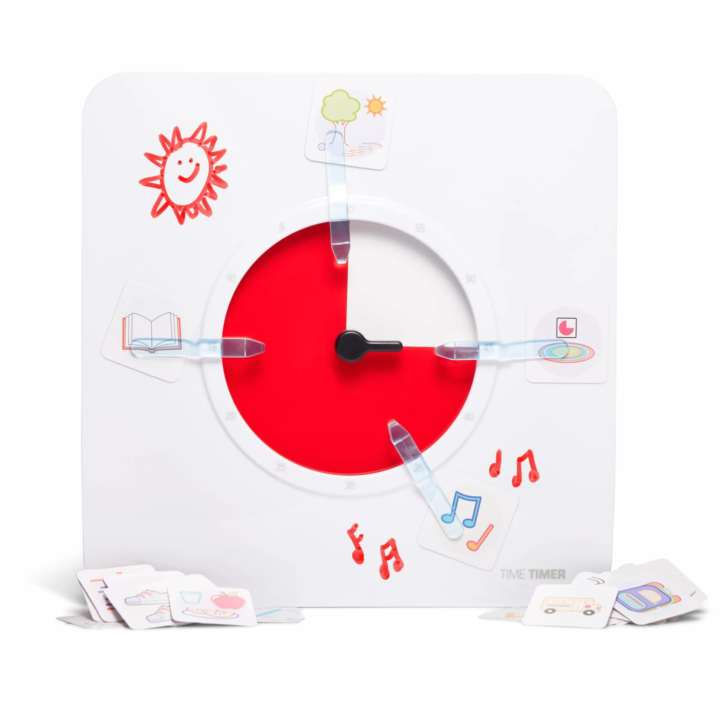 TIME TIMER Temporizador Visual Medium 60 min con Tablero de Borrado en Seco