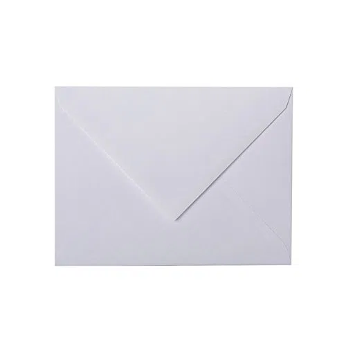 Lote de sobres para correo (100 unidades, 140 x 190 mm, con solapa triangular, 120 g), color lila y azul