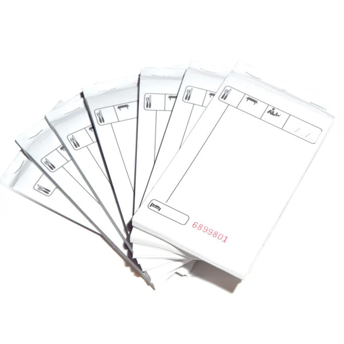 Comanderos Hostelería 10x15 cm 100 Talonarios de 3 Hojas para Camareros Bar | Cada bloc trae 50 juegos numerados con original y dos copias autocopiantes ideal en restaurantes cafeterías hoteles pedidos