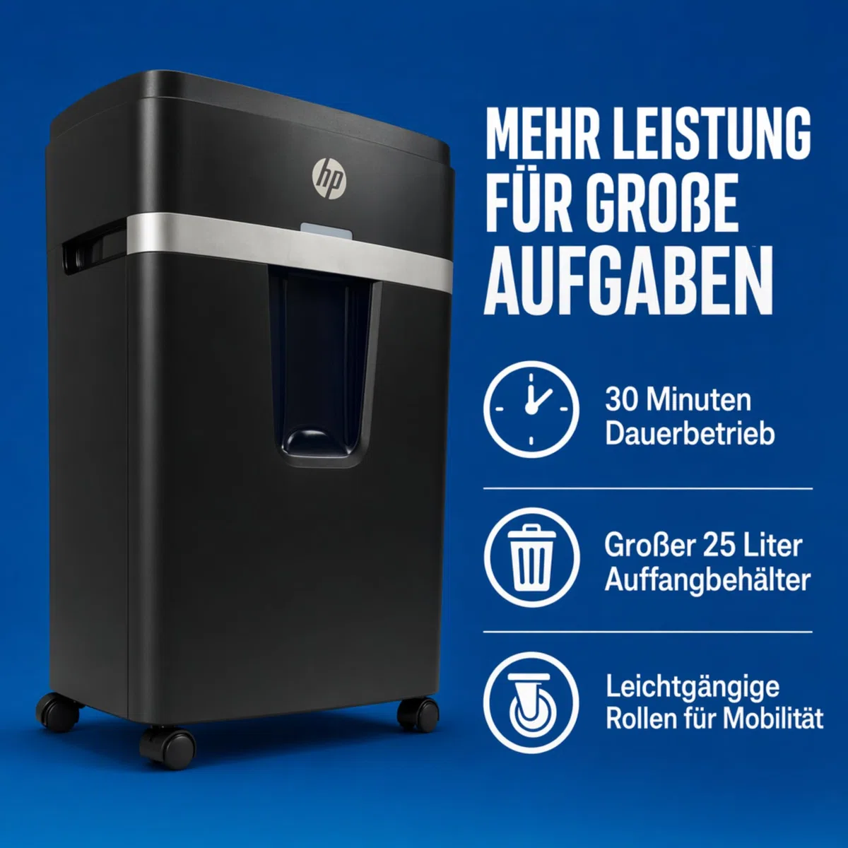 HP Trituradora de papel Pro Shredder 12MC