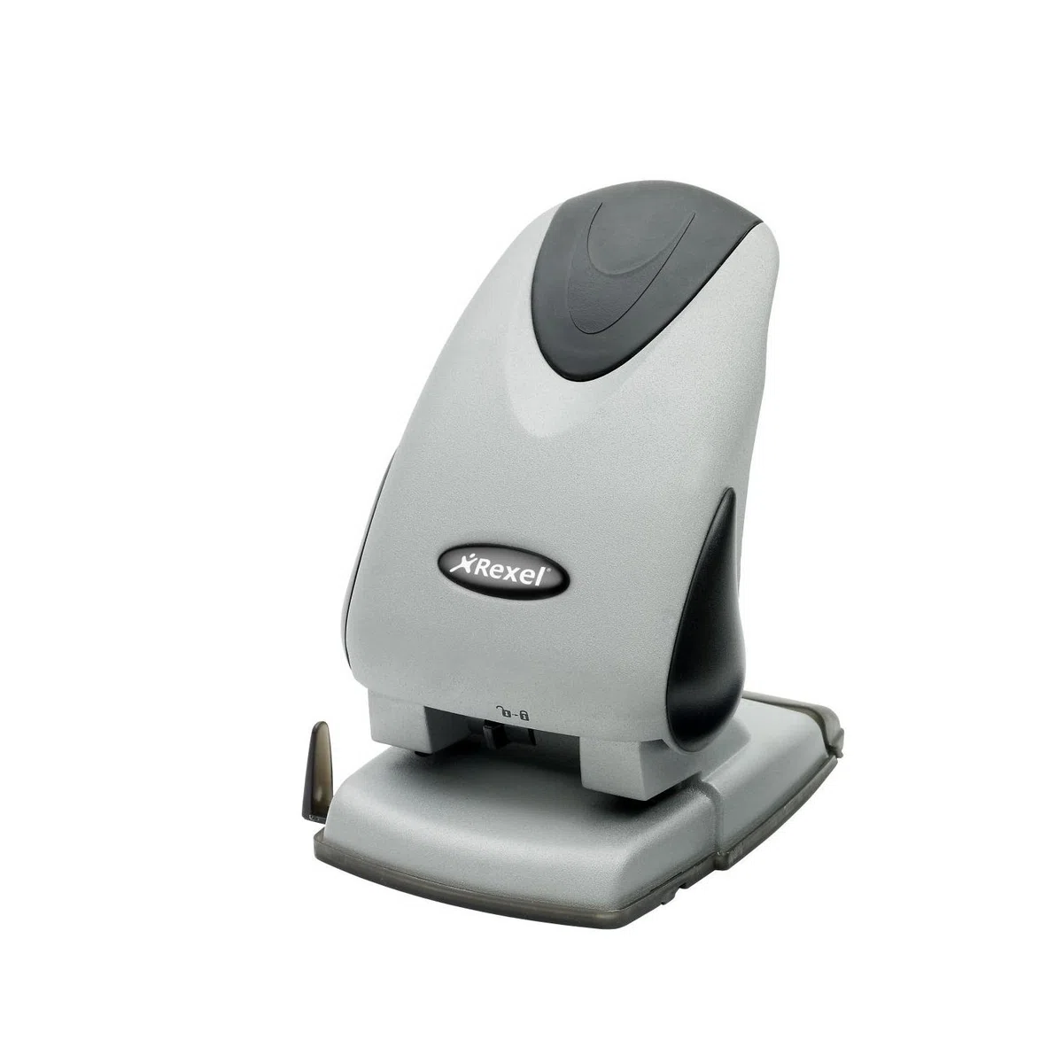 REXEL 2100982 - Taladro 2 agujeros gama PREMIUM modelo P265 color plata/negro