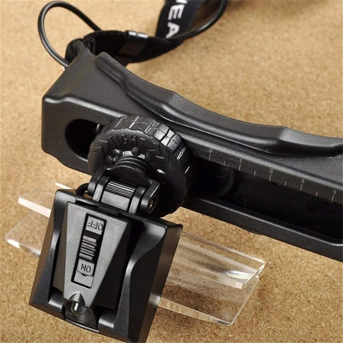 Lupa De Diadema, Gafas De Aumento con Luz para La Cabeza, Lupa De Diadema con Luz, Lupa para La Cabeza con 8 Lentes, Gafas Múltiples, Reparación De Relojes Electrónicos para Lectura.