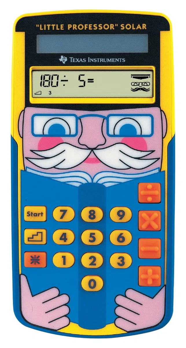 Texas Instruments Little Professor Solar - Juego Educativo de matemática para niños