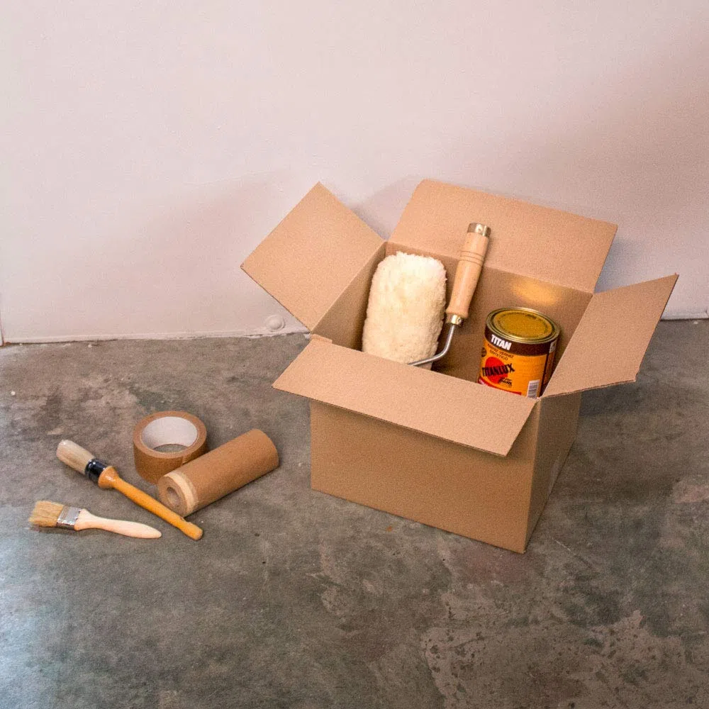 Pack 100 Cajas de Cartón para envíos almacenaje paquetería, Cajas cartón mudanzas Canal Simple Reforzado, Caja almacenaje medidas interiores 31x22x20 cm, Cajas cartón con solapas Multiusos