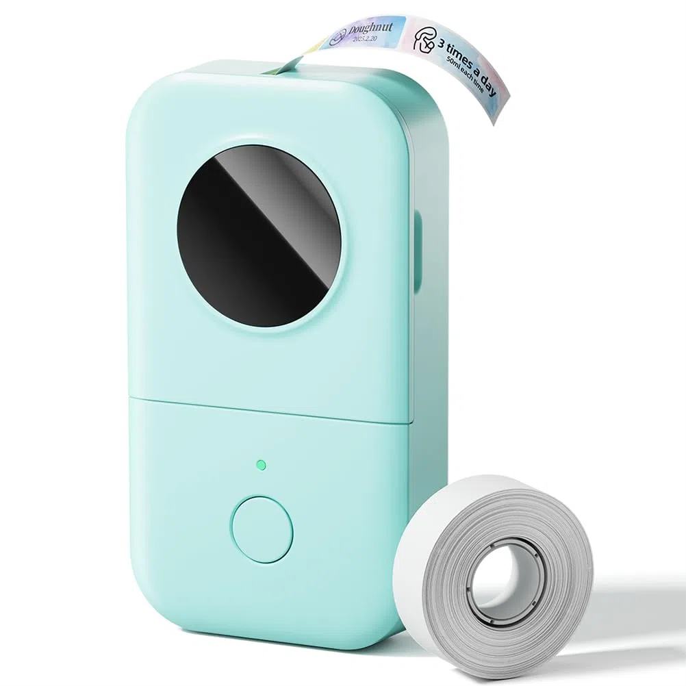 Phomemo Label Maker Machine, D30 Portable Bluetooth Label Printer with Tape Label Maker Handheld, Multiple Templates Available for Smartphone Easy to Use for Office Home Organization USB Rechargeable